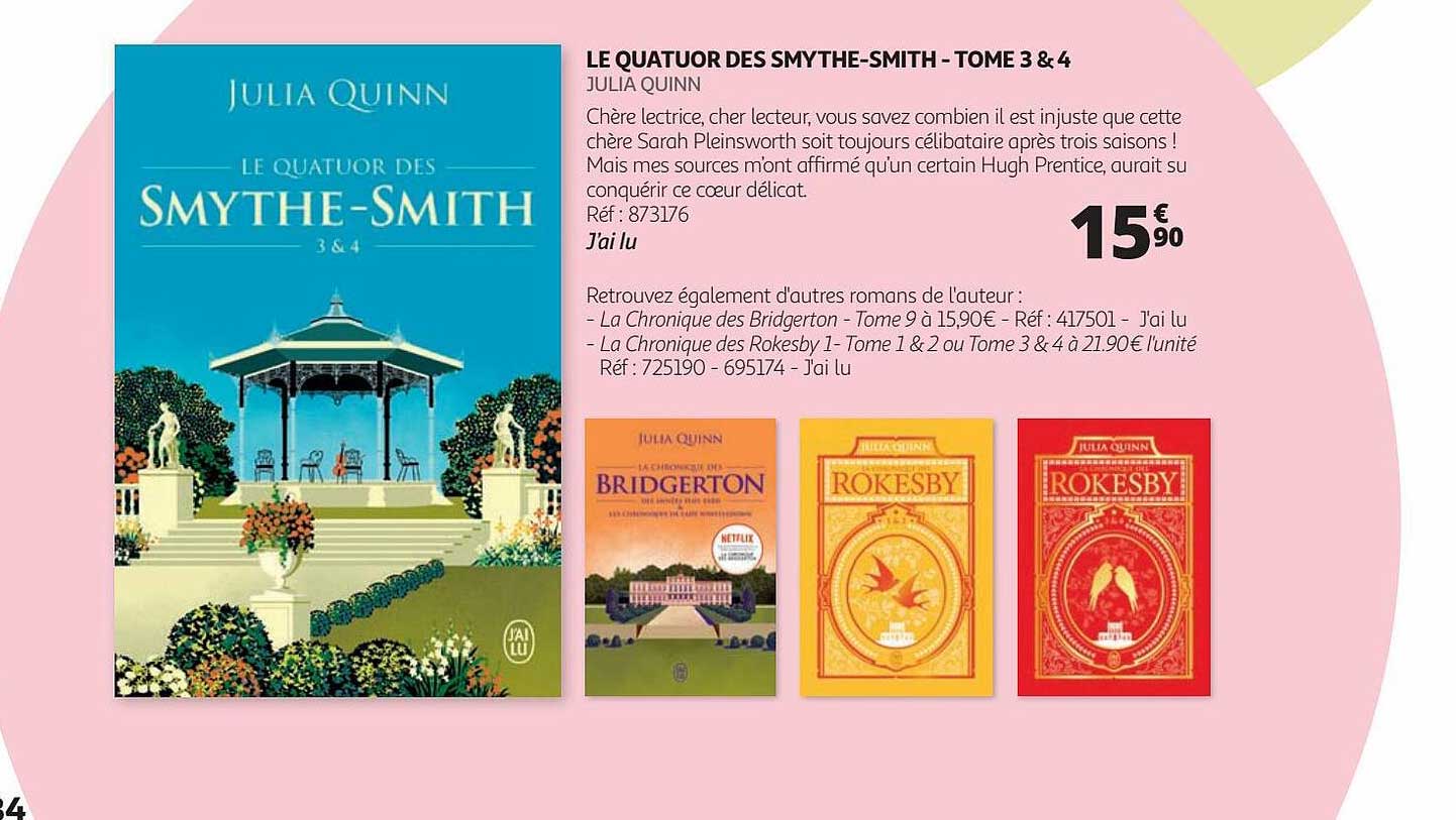Le Quatuor Des Smythe-smith - Tome 3 & 4 - Julia Quinn