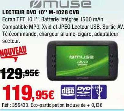 Lecteur Dvd 10" M-1028 Cvb Muse