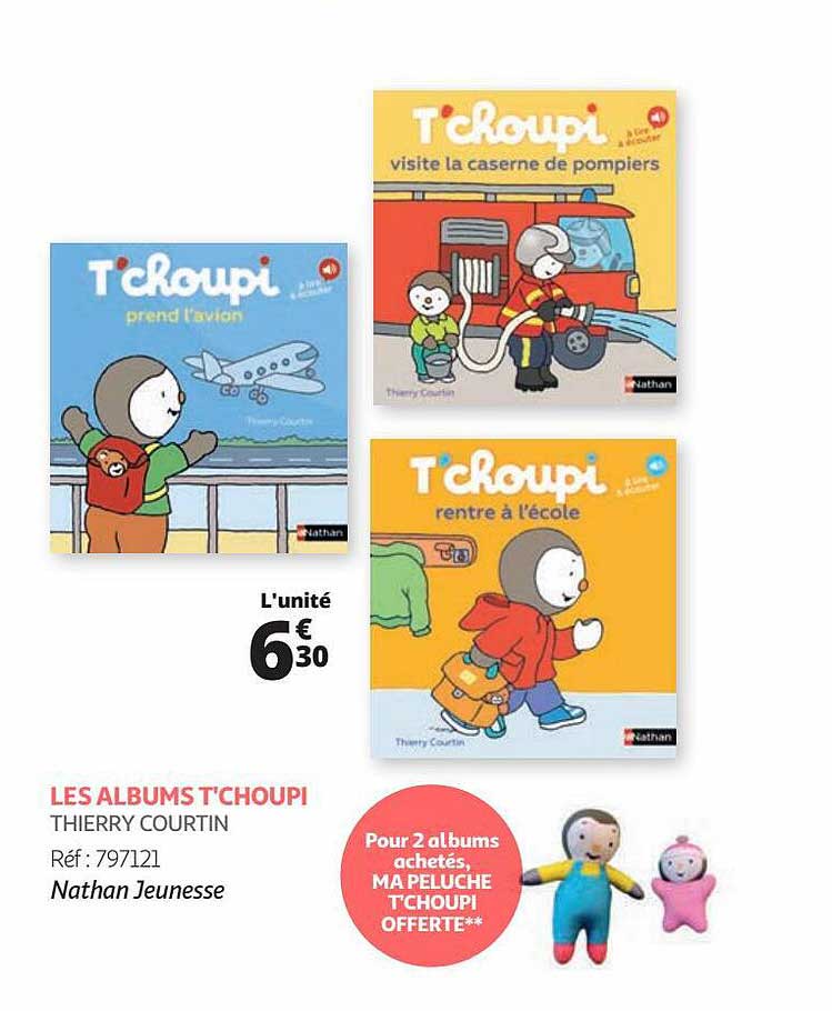 les albums t'choupi - thierry courtin