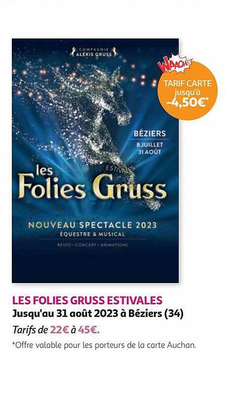 les folies gruss estivales