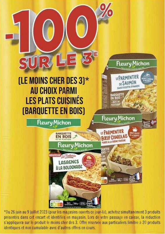 les plats cuisinés fleury michon