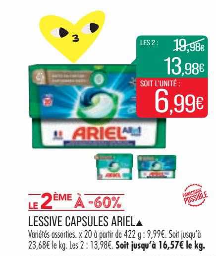 Lessive Capsules Ariel
