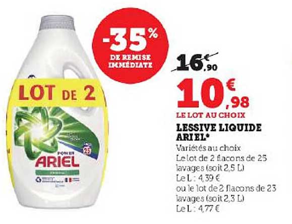 Lessive Liquide Ariel
