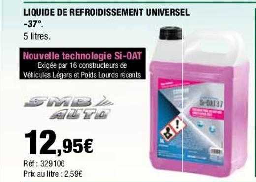 liquide de refroidissement universel -37°