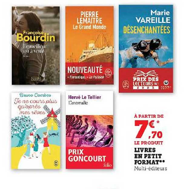 livres en petit format