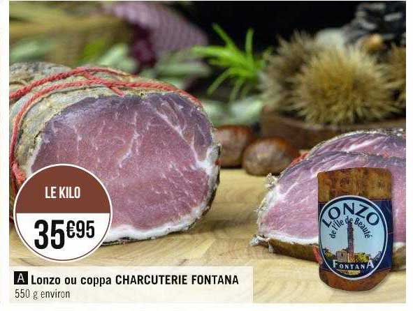 Lonzo Ou Coppa Charcuterie Fontana