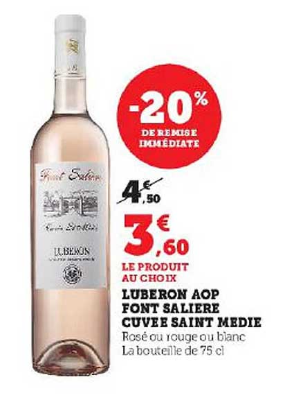 luberon aop font salière cuvée saint medie