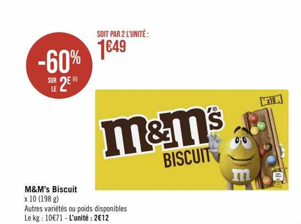 M&m's Biscuit