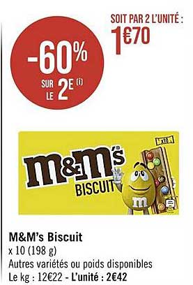 M&m's Biscuit