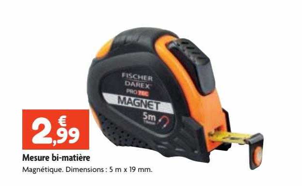 mesure bi-matière magnétique