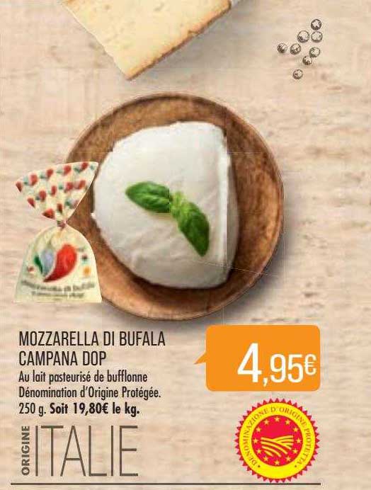 Mozzarella Di Bufala Campana Dop