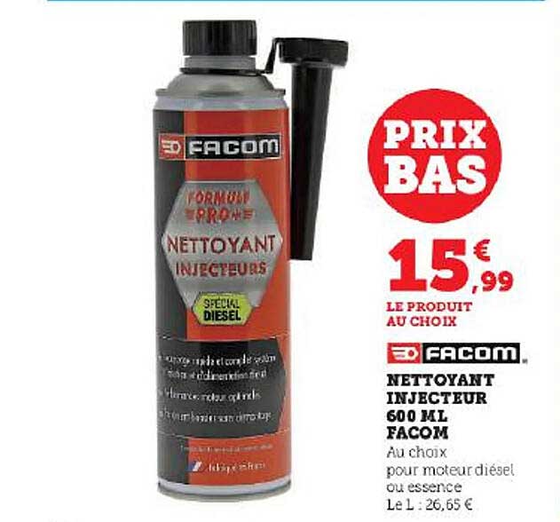nettoyant injecteur 600 ml facom