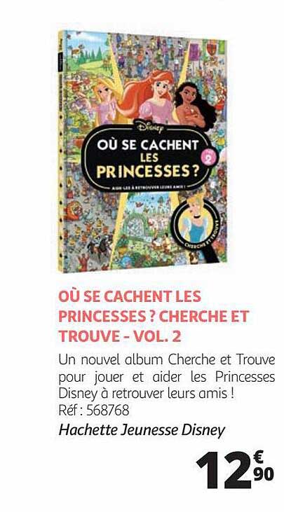 où se cachent les princesses? cherche et trouve - vol. 2
