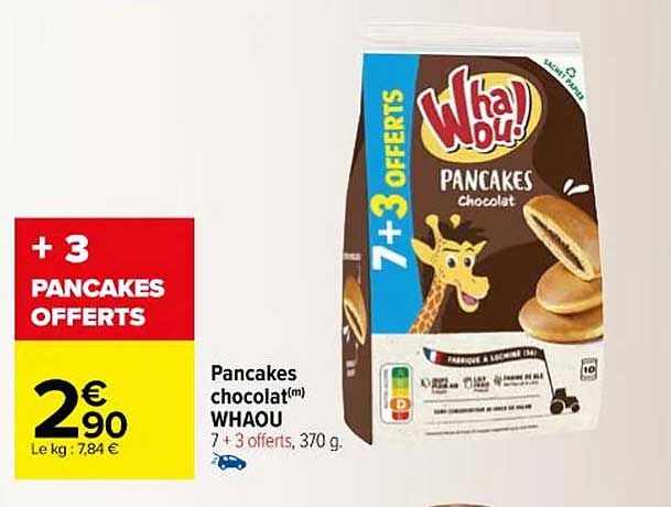Pancakes Chocolat Whaou