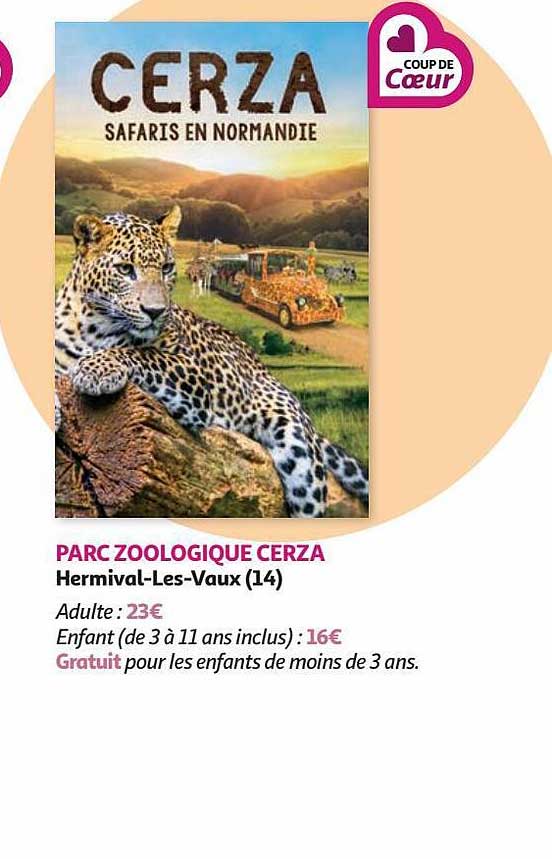 parc zoologique cerza