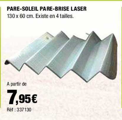 pare-soleil pare-brise laser