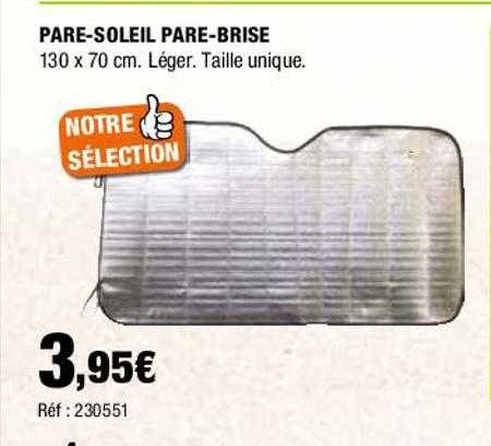 pare-soleil pare-brise