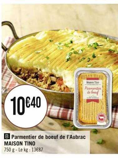 Parmentier De Bœuf De L'aubrac Maison Tino