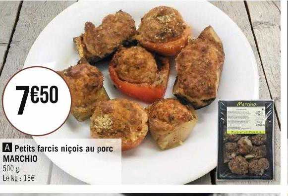 petits farcis niçois au porc marchio