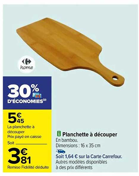planchette à découper