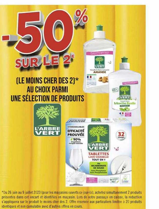 produits l'arbre vert