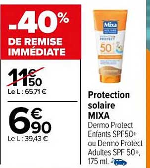 protection solair mixa