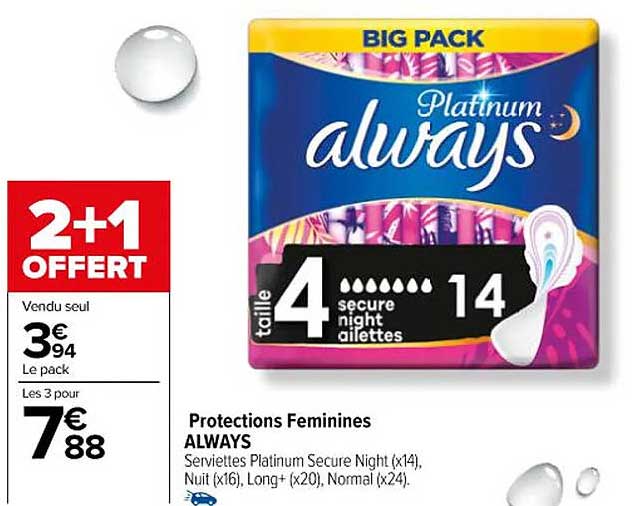 protections féminines always