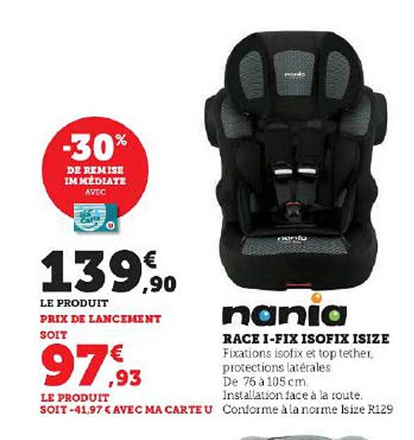 race i-fix isofix isize nania
