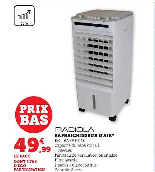 rafraîchisseur d'air radiola
