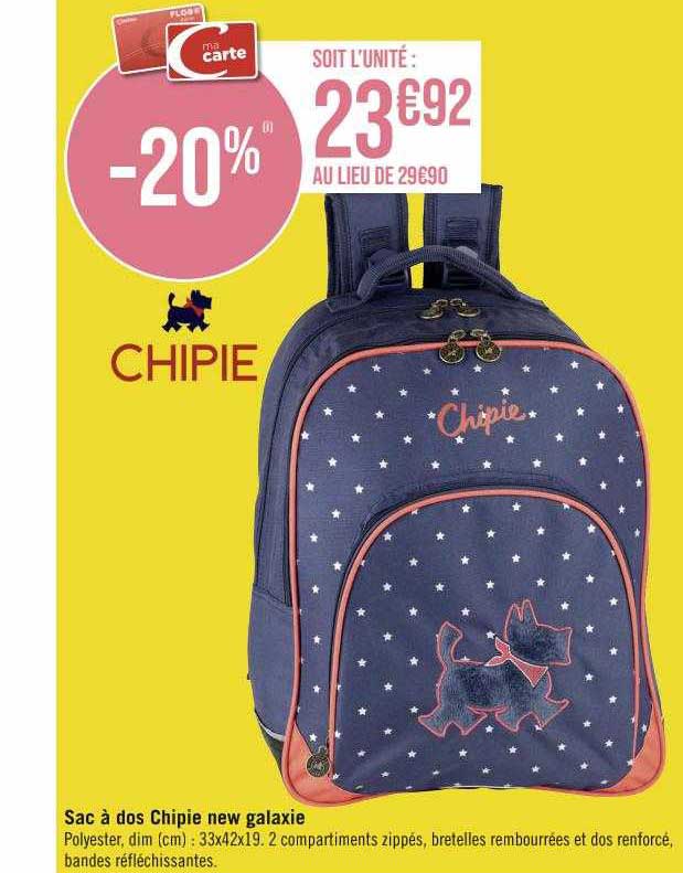 sac à dos chipie new galaxie