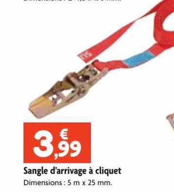 Sangle D'arrivage à Cliquet