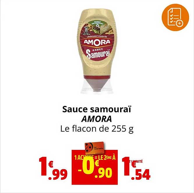 sauce samouraï amora