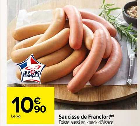 saucisse de francfort