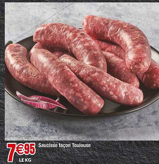 saucisse façon toulouse