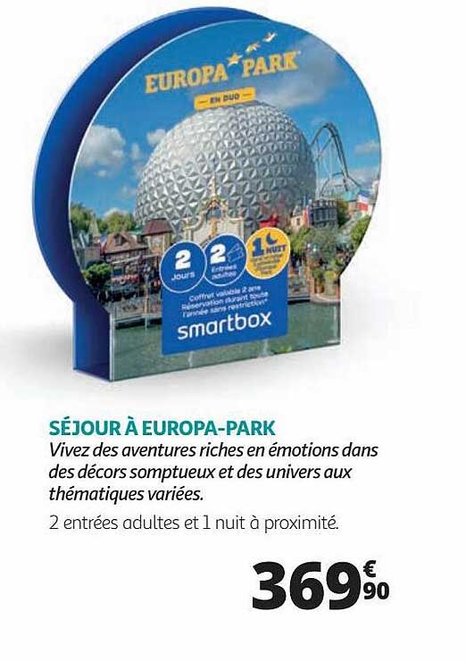 séjour à europa-park smartbox