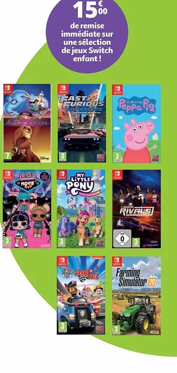Sélection De Jeux Switch Enfant