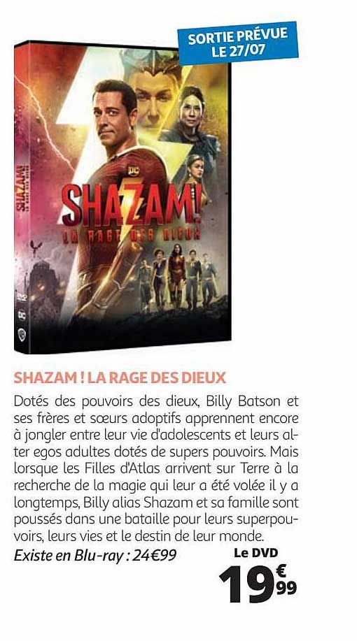 Shazam ! La Rage Des Dieux