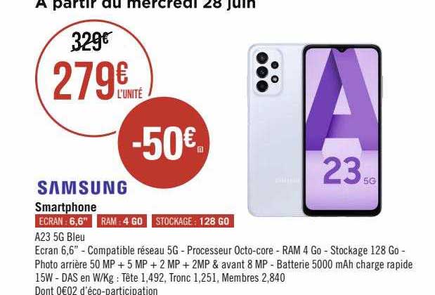 Smartphone Samsung A23 5g