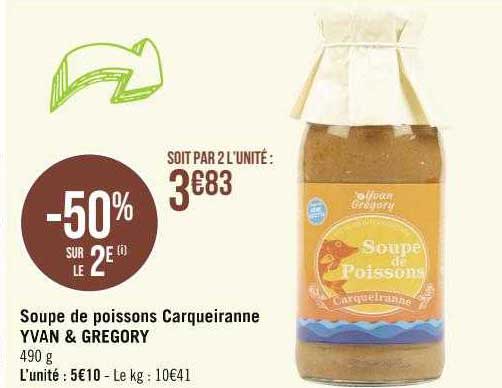 soupe de poissons carqueiranne yvan & gregory