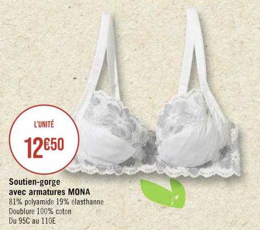 soutien-gorge avec armatures mona