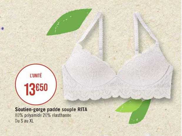 soutien-gorge padde souple rita