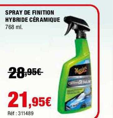 spray de finition hybride céramique meguiars