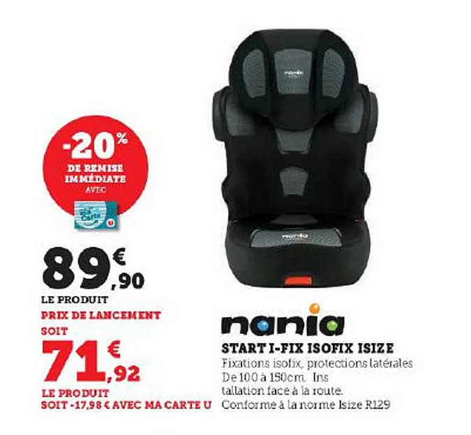 start i-fix isofix isize nania