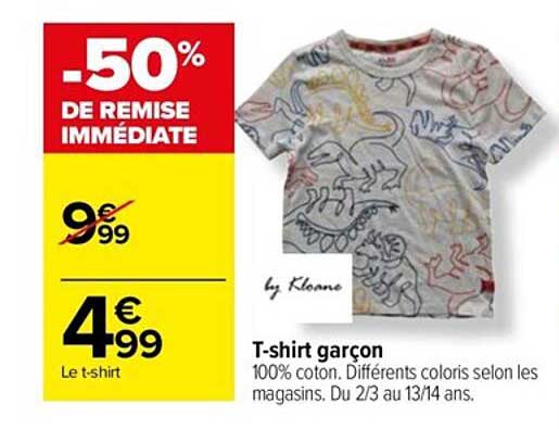 t-shirt garçon