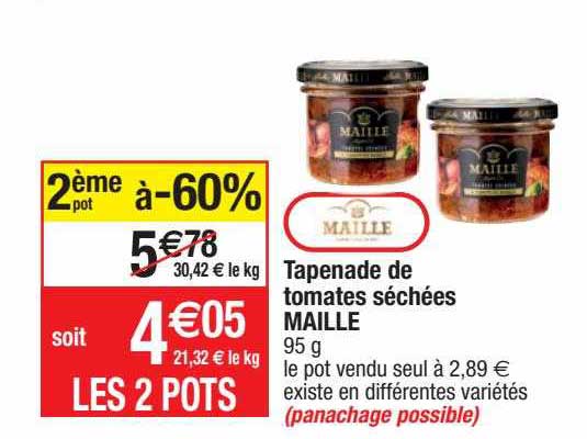 Tapenade De Tomates Séchées Maille