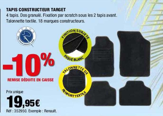 tapis constructeur target