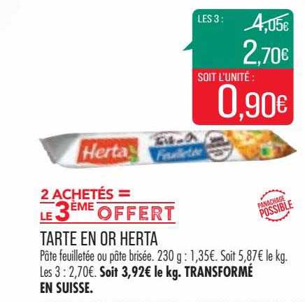 Tarte En Or Herta