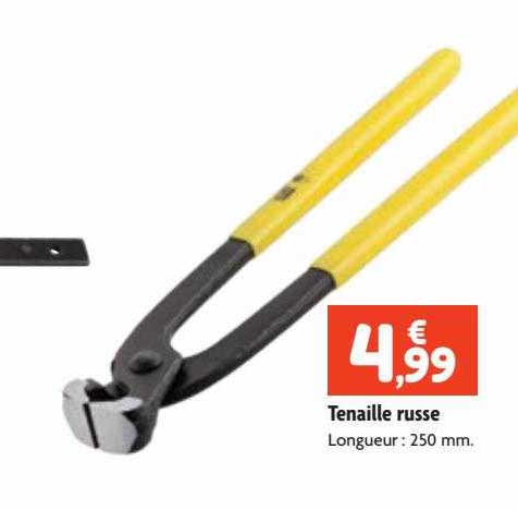 tenaille russe longueur