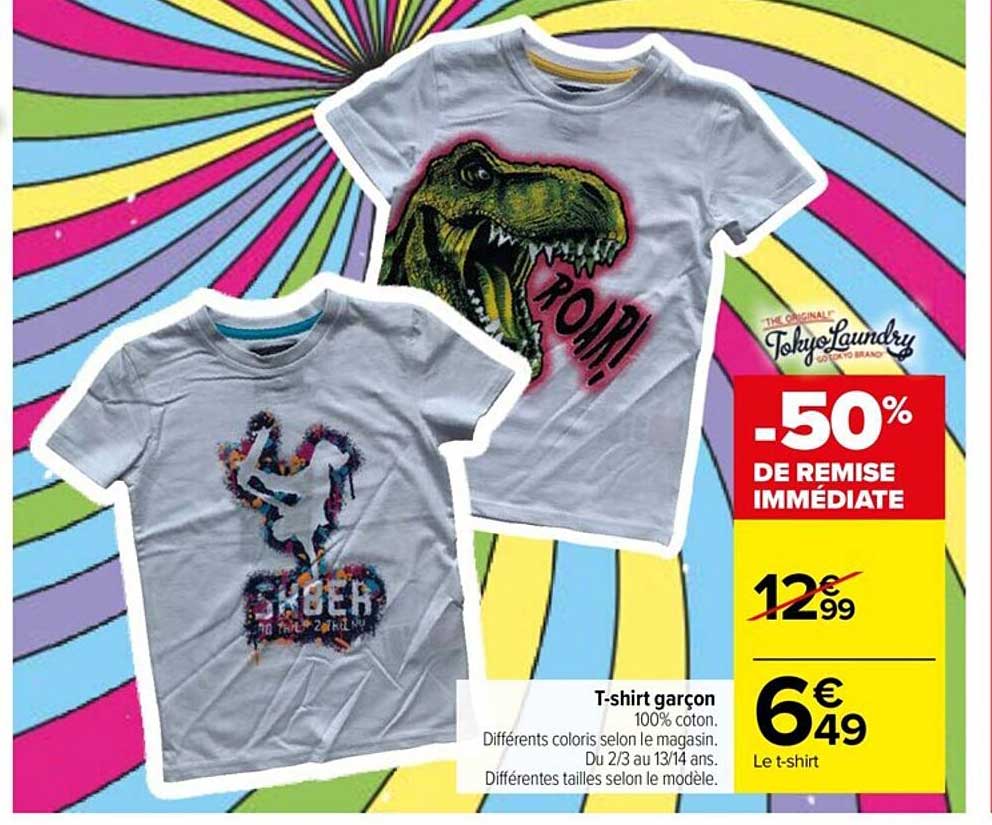 tokyo laundry t-shirt garçon