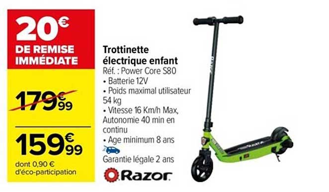 Trottinette électrique Enfant Razor